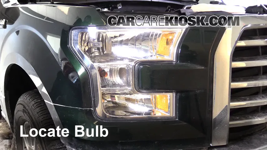 2015 Ford F-150 XLT 3.5L V6 Turbo Crew Cab Pickup Lights Turn Signal - Front (replace bulb)